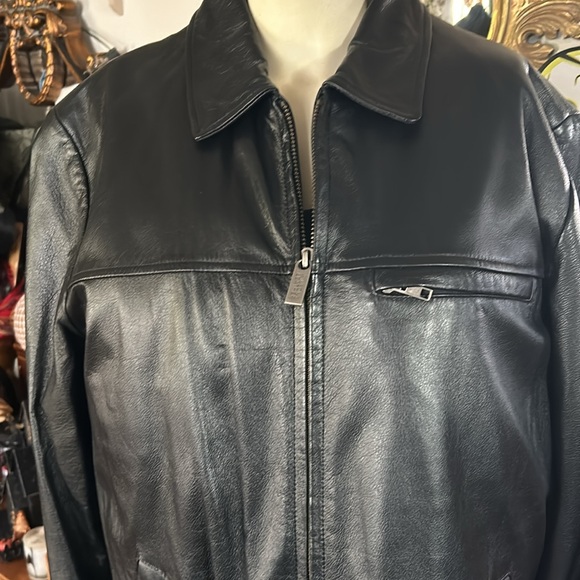 Wilsons Black Leather Thinsulate Ultra Lined Jacket - Picture 7 of 16